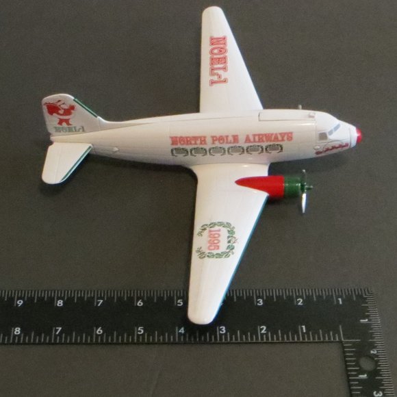 North Pole Airways DC3 Airplane Metal Bank New In Original Box - Picture 6 of 8